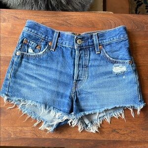 Blue Denim Women's Shorts